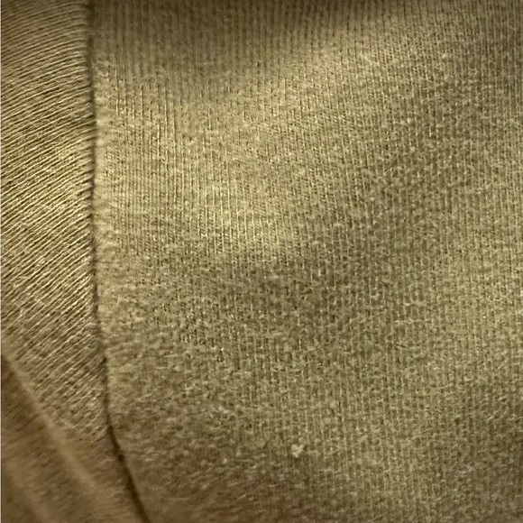 Ann Taylor Khaki V-Neck Short Sleeve Olive Green Tee - Picture 8 of 8
